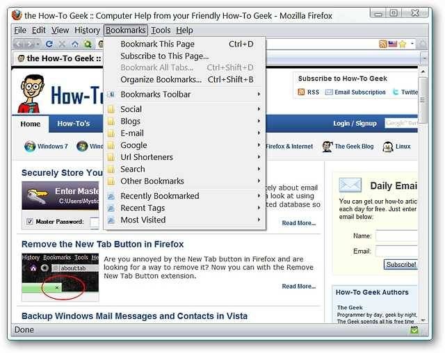 Access Your Unsorted Bookmarks Easily