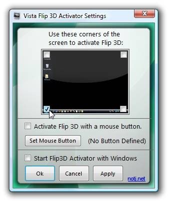 Activate Flip 3D with Mouse in Vista - Easy Guide