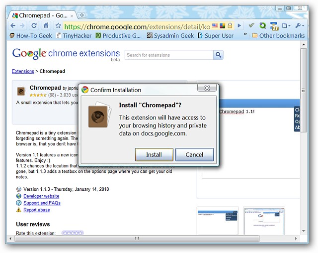 Built-In Notepad for Chrome - Add a Note Taking Extension