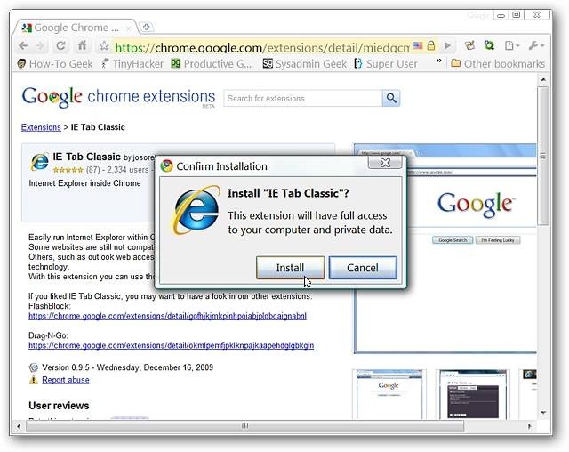 IE Tab for Chrome - Add Internet Explorer to Chrome