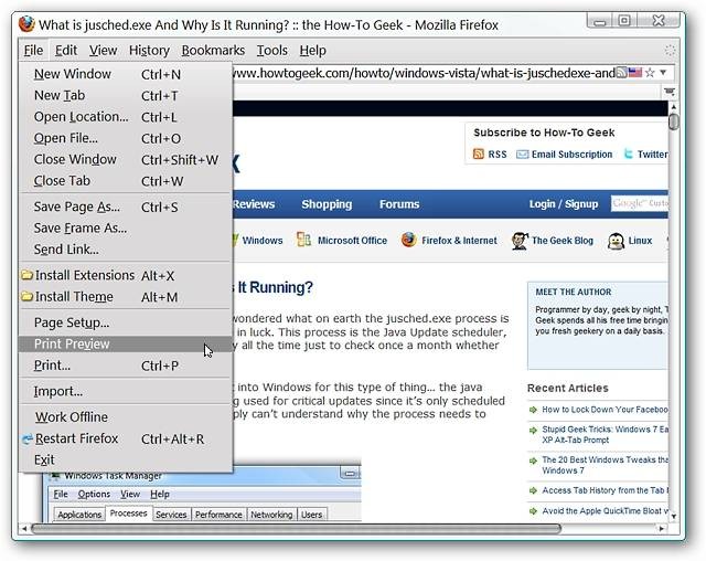 Add Print & Print Preview to Firefox Context Menu - Easy Guide