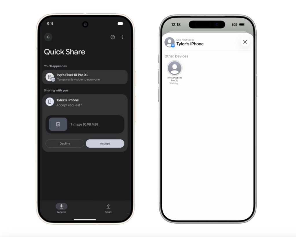 Android Quick Share Now Compatible with iPhone AirDrop