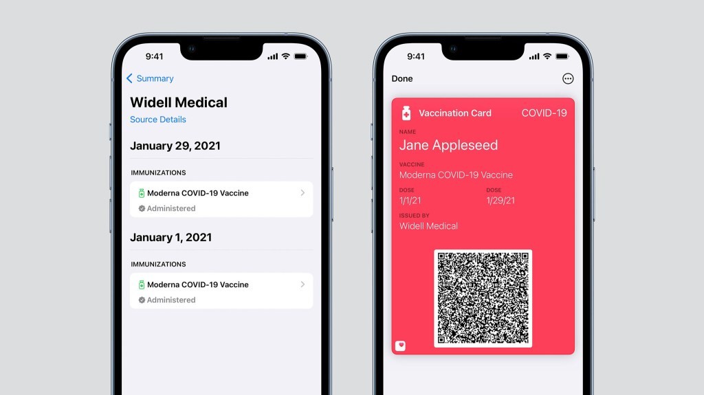 Apple Wallet Now Supports COVID-19 Vaccination Cards
