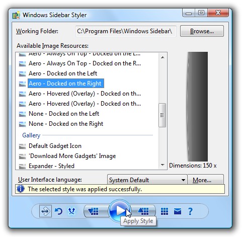 Windows Vista Sidebar Themes - Customize Your Desktop