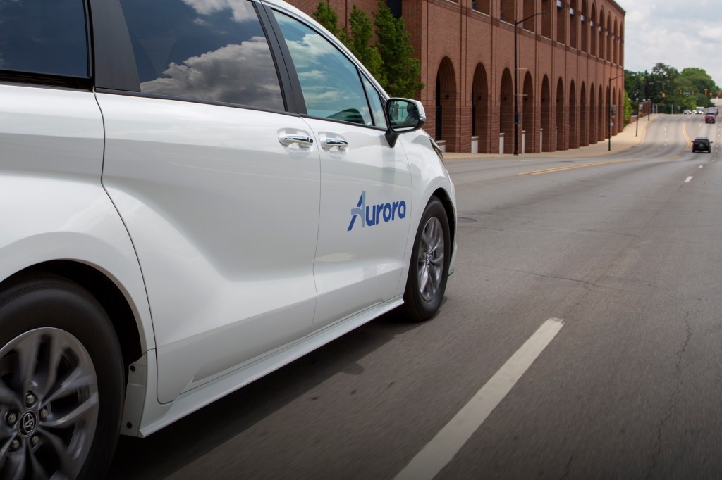Aurora, Toyota, and Denso Partner for Self-Driving Minivans