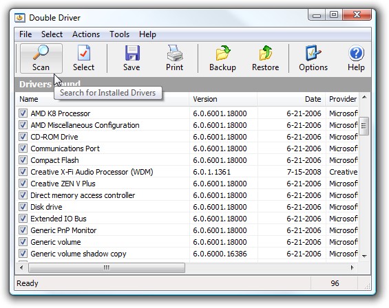 Double Driver - Backup & Restore Hardware Drivers