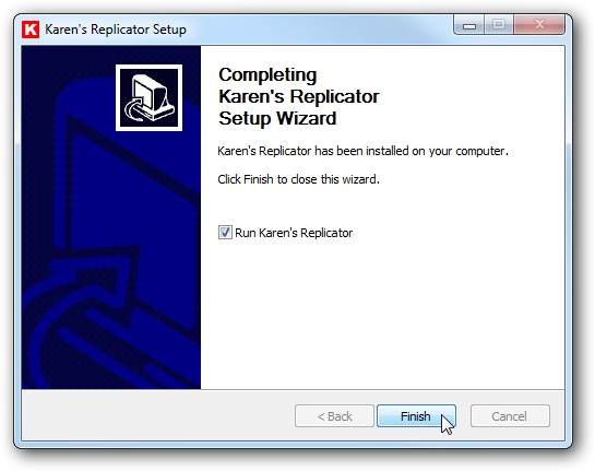 Karen's Replicator - Easy Data Backup Software