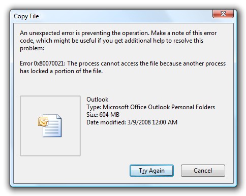 Copy Locked Files Windows - Command Line