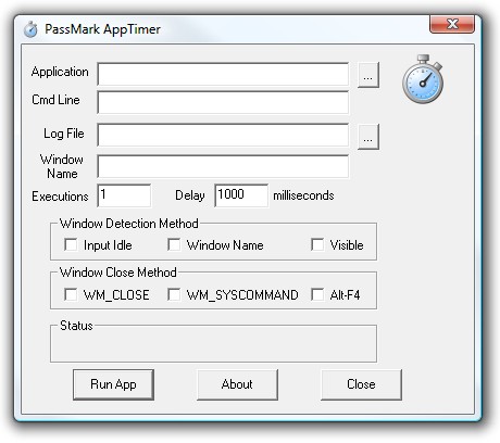 AppTimer - Benchmark Software Startup Times