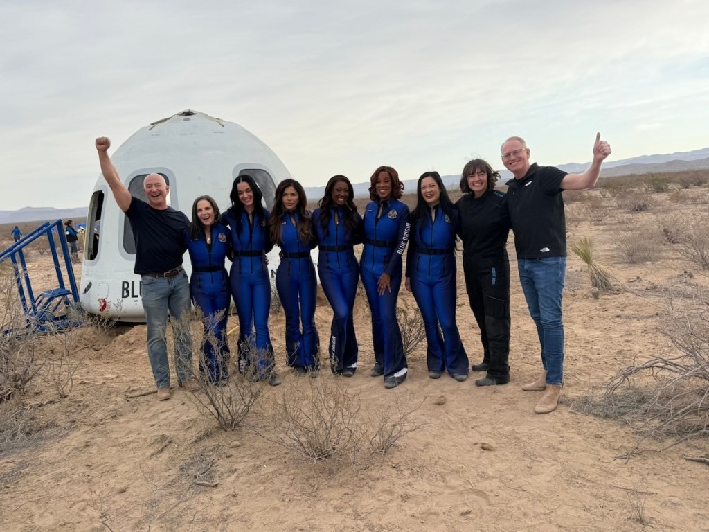 Blue Origin Launches All-Female Crew with Katy Perry