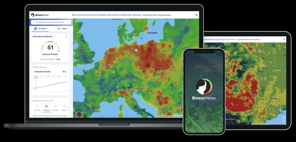Breezometer Raises $30M Series C to Expand Air Quality Monitoring