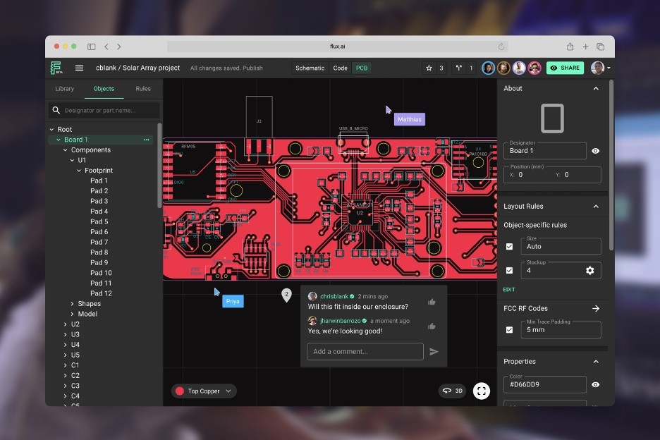 Flux Raises $12M for Browser-Based Hardware Design