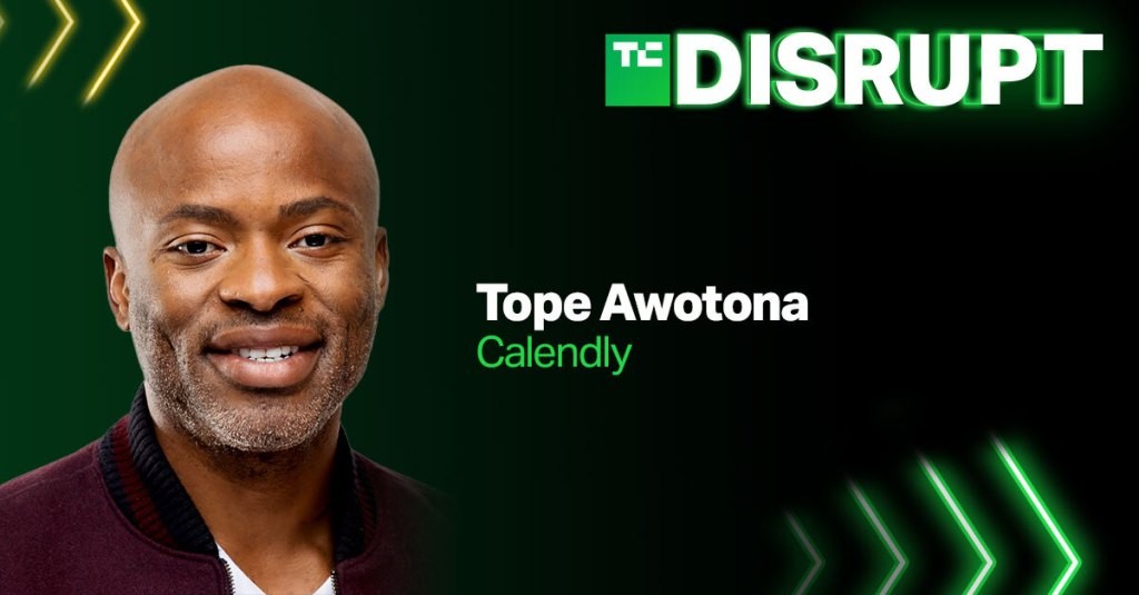 Calendly CEO Tope Awotona at Disrupt 2021