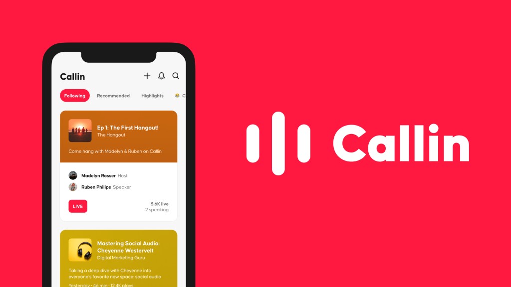 Callin Launches Social Podcasting App with $12M Series A
