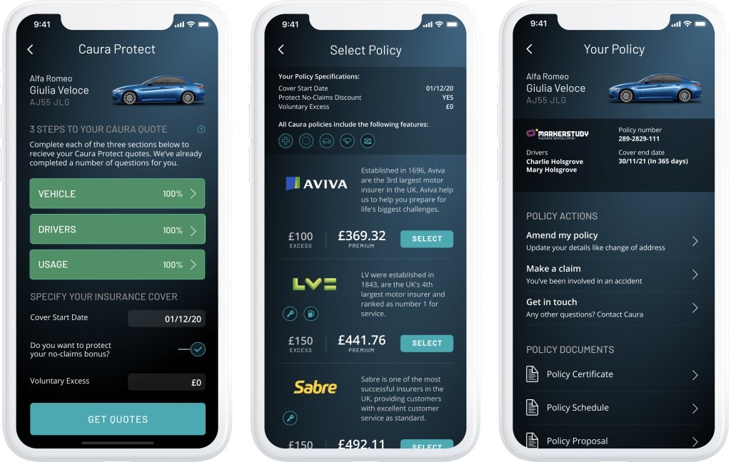 Caura Now Offers Car Insurance | UK App for Car Owners