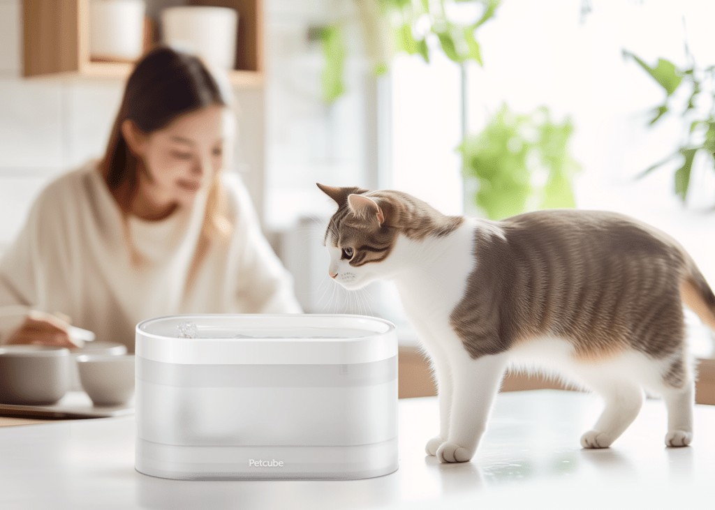 Petcube's New Water Fountain at CES 2025 | Cat Urinary Health