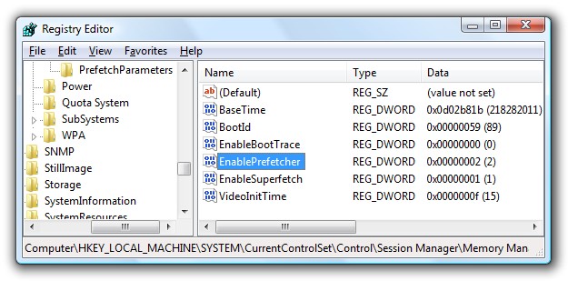 Disable SuperFetch Caching in Vista - Improve System Performance