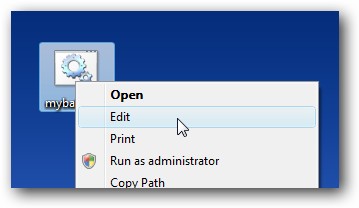 Change Default Editor for Batch Files in Vista - How To