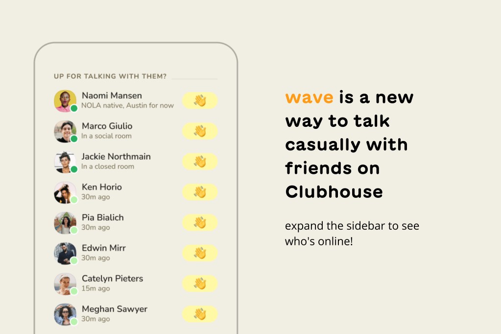 Clubhouse Wave: Start Casual Rooms Easily - New Feature