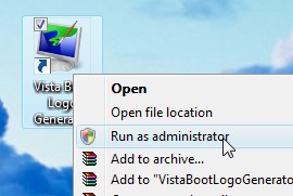 Custom Windows Vista Boot Logo - Create Your Own!