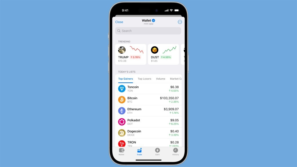 Telegram Crypto Wallet: Trade & Earn Crypto