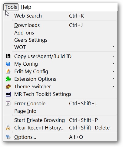 Customize Firefox Menus - Tailor Your Browser Experience