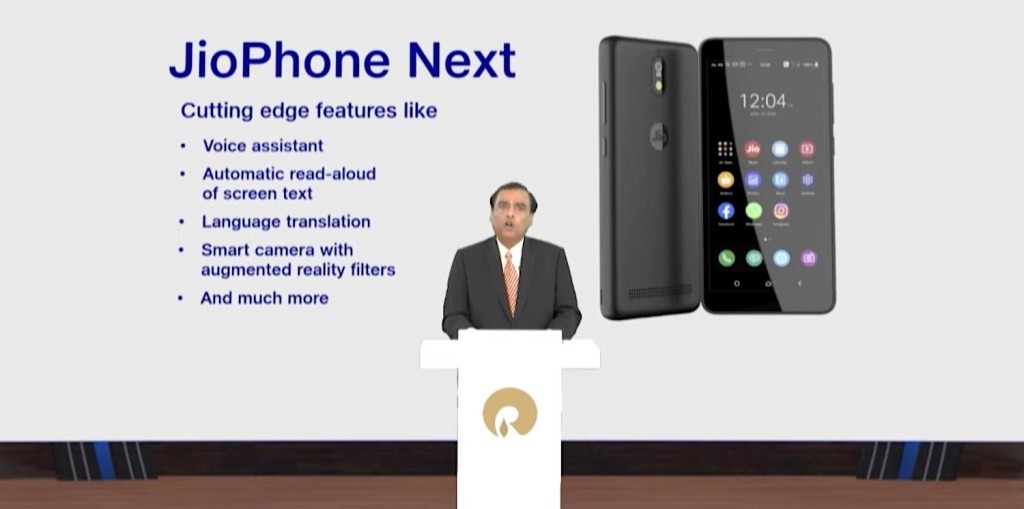 Google & Jio Platforms Launch Optimized Android Phone for India