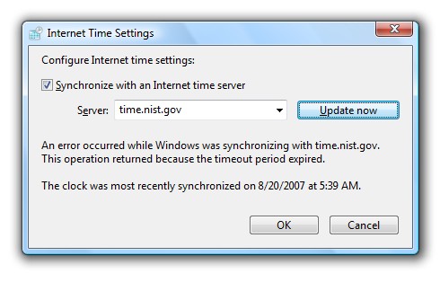 Fix Windows Vista Time Sync Issues - Troubleshooting Guide