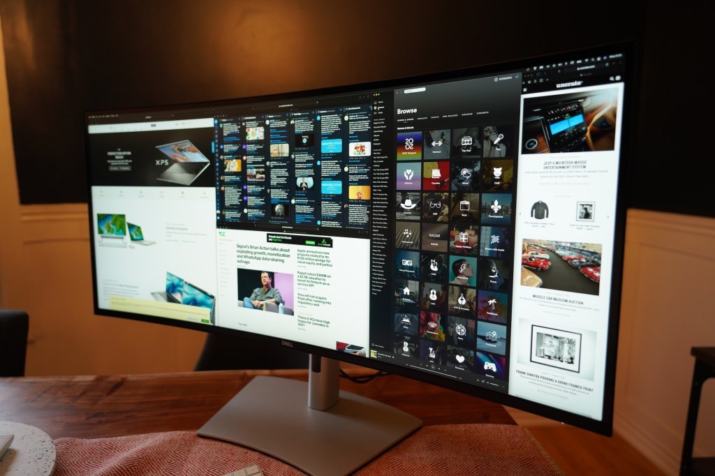 Dell 40-Inch Curved Monitor - Home Office Setup