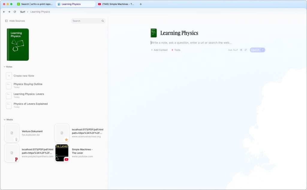 Deta Surf App: AI Browser & NotebookLM Integration