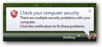 Disable Security Center Notifications - Windows Vista