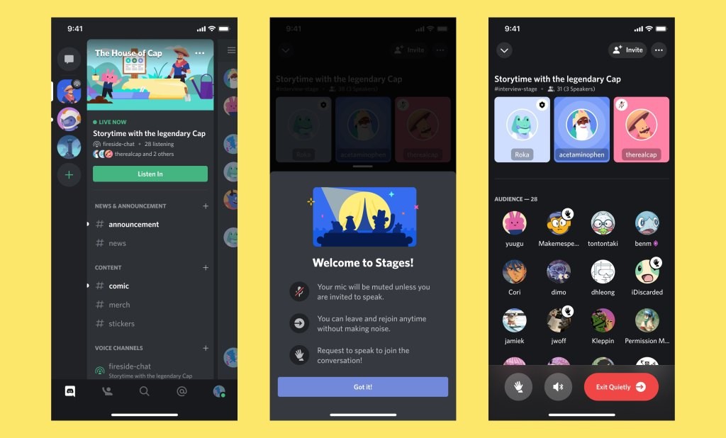 Discord Announces New Audio Channels - Like Clubhouse