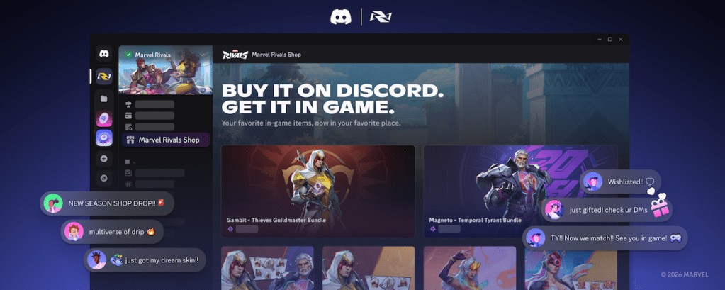 Buy In-Game Items Directly on Discord