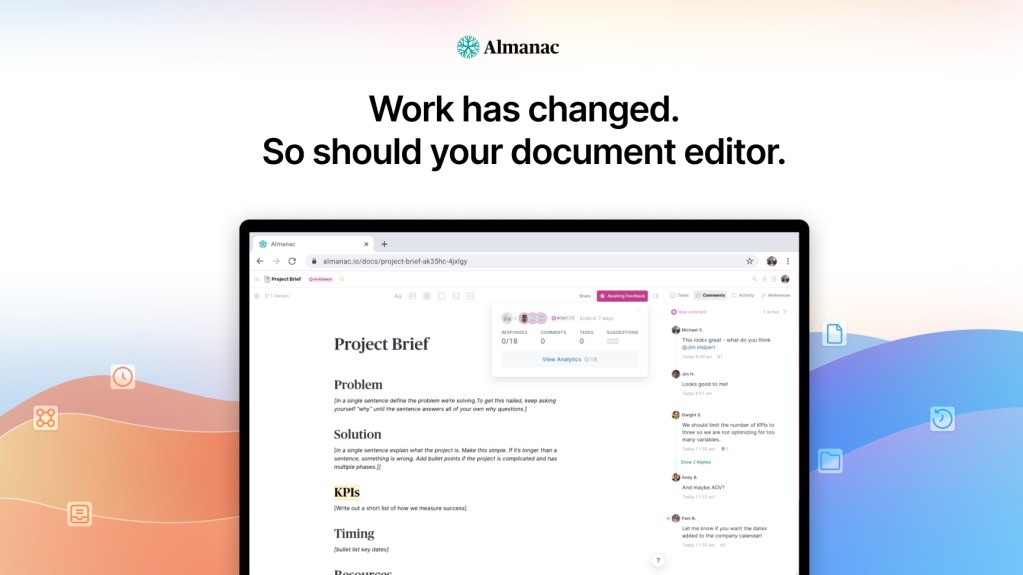 Docs Startup Almanac Raises $34M - Remote Work Investment