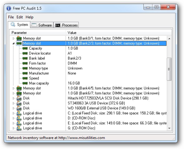 PC Audit - Easily Inventory System Information