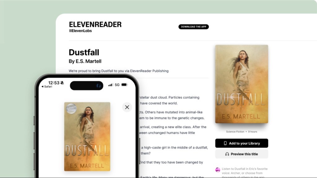 ElevenLabs Launches Audiobook Publishing Platform