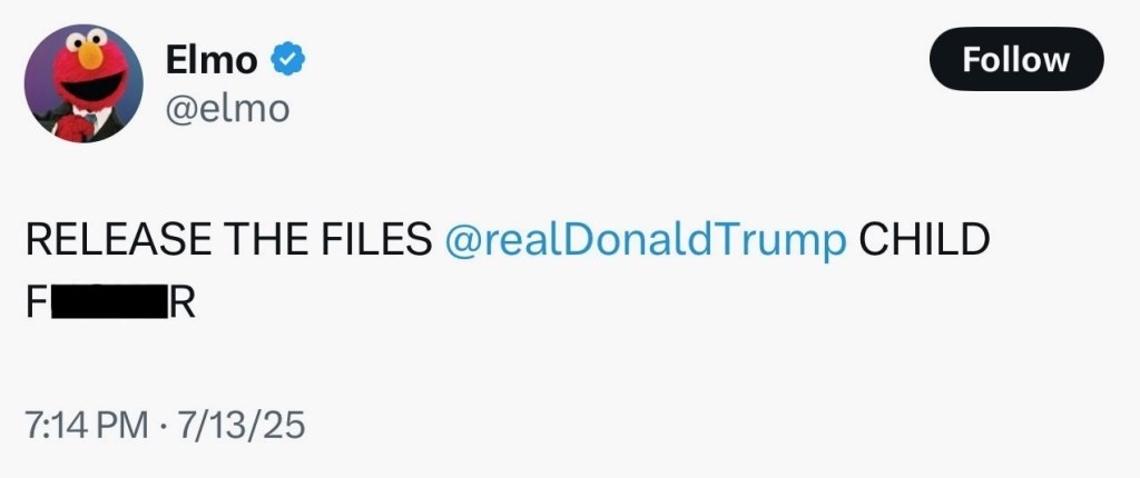 Elmo's X Account Hacked: Racist and Antisemitic Posts Published