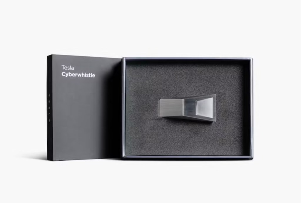 Elon Musk Sells $50 Tesla Cyberwhistle, Jokes About Whistleblowers