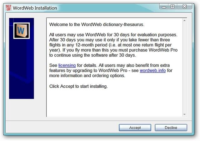 WordWeb - On-Demand Dictionary & Thesaurus