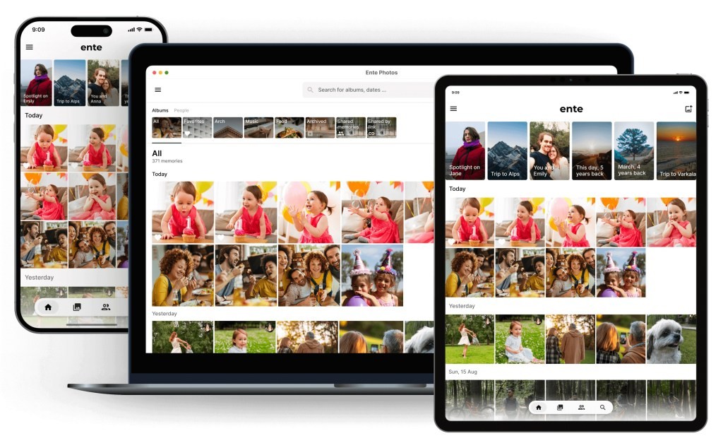 Ente: Privacy-Focused Google Photos Alternative