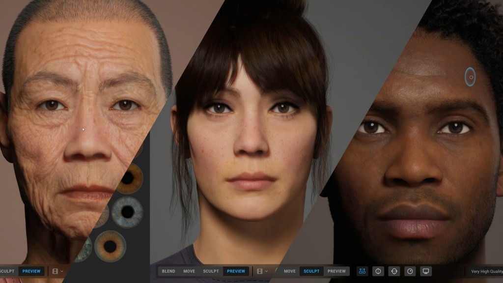 Unreal Engine's Metahuman Creator: Realistic 3D Characters