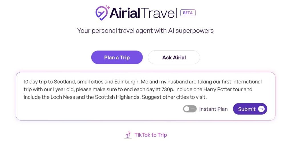 AI Trip Planner - Planned by Ex-Meta Engineers