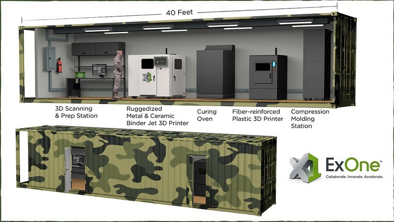 ExOne Wins $1.6M DoD Contract for 3D Printing Factory
