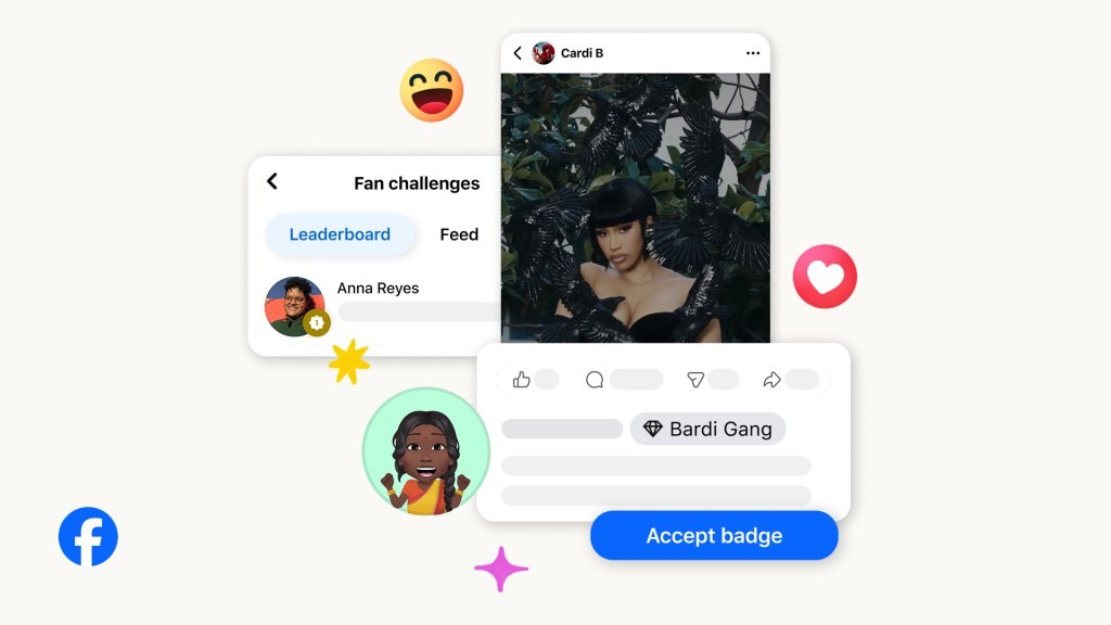 Facebook Fan Challenges & Creator Badges: New Features