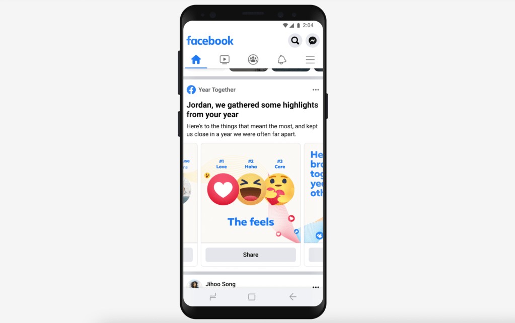 Facebook and Instagram Year in Review: Personalized Features Roll Out