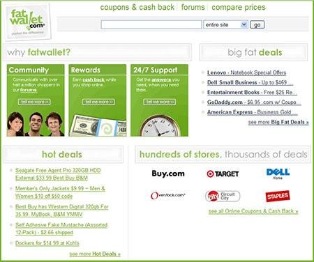 FatWallet: Deals, Coupons & Cash Back