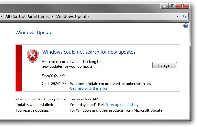 Fix Windows Update Errors | Allow ActiveX Traffic