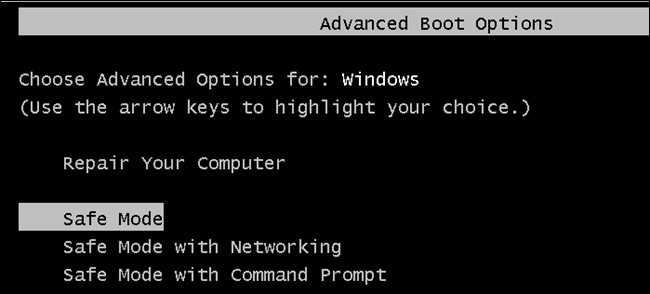 Boot into Safe Mode Windows 7/8/10 - No F8 Key