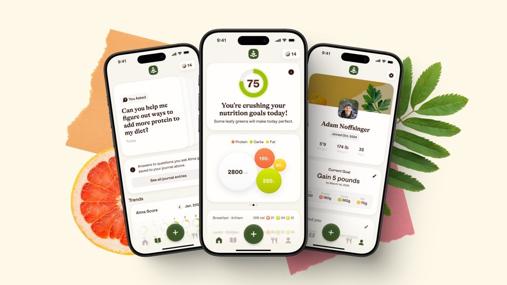 Alma: AI-Powered Nutrition App by Former Whoop Exec