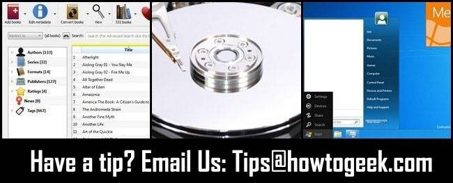 Calibre, HDDs, and Windows 8 Tips - Quick Guides